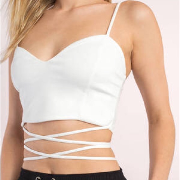 Tobi Wrap Around Crop Top - Picture 1 of 1